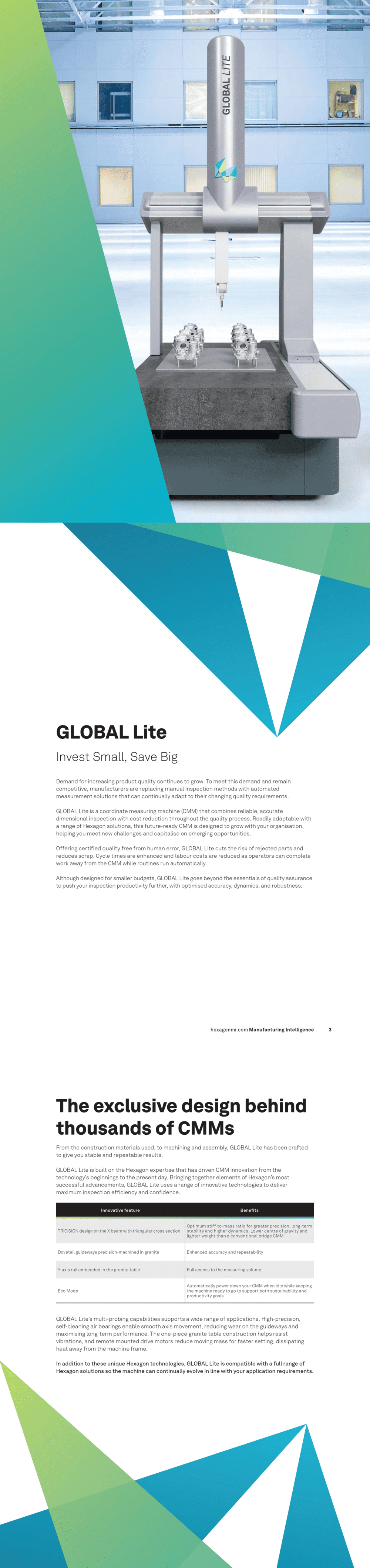 Hexagon GLOBAL Lite | Coordinate Measuring Machines (CMMs)